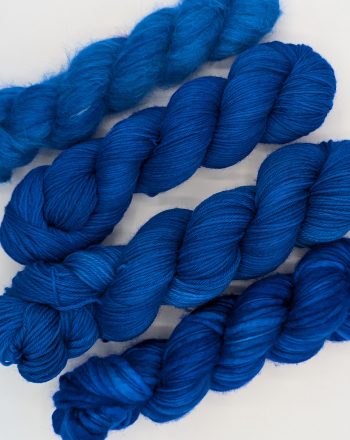 Mediterranean Sea yarns in alpaca silk, worsted and fingering